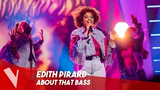 Meghan Trainor - 'About that bass' ● Edith Pirard  | Lives | The Voice Belgique Saison 9