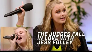 the judges fall in love with Jess folley