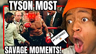 22 YEAR OLD REACTS TO Mike Tyson SAVAGE Moments!