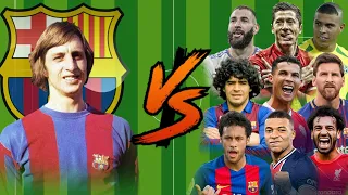 1974 Cruyff vs Legends💪(Messi-Ronaldo-Maradona-Benzema-Neymar-Mbappe)