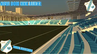 ⚪🔵Ovako će izgledati novi stadion Rijeke | New stadium of HNK Rijeka🔵⚪