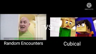 BALDI'S BASICS: THE MUSICAL Part 2 (Random Encounters vs Cubical)