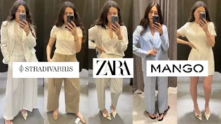 ШОППІНГ ВЛОГ : КОСТЮМИ З ЛЬОНУ | СУКНІ | ДЖИНСИ | ВЗУТТЯ | Zara | Mango | Stradivarius