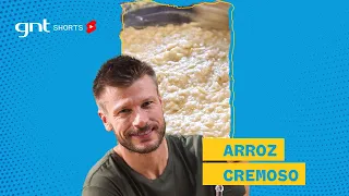 RISOTO: receita fácil de arroz cremoso de queijo | Rodrigo Hilbert | Tempero de Família | #Shorts