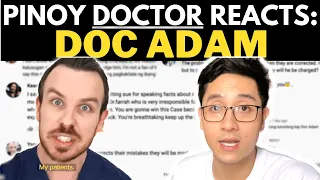 FILIPINO DOCTOR REACTS: DOC ADAM CONTROVERSY