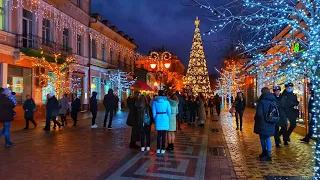 СИМФЕРОПОЛЬ. Самая ВЫСОКАЯ ЁЛКА города. Как украсили столицу. Крым 2022.