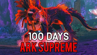 I Have 100 Days to Beat ARK Supreme Most Intense Mod Ever!