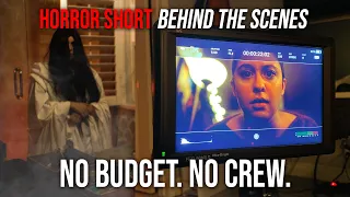 HOW I MADE A HORROR MOVIE with NO CREW OR MONEY || Making of short film "Draw"