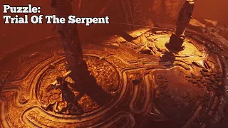 "Trial of the Serpent Puzzle Solution" || Shadow of the Tomb Raider  || Hidden City