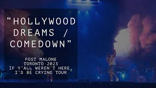 Post Malone live in concert Toronto “Hollywood Dreams / Comedown” IF YALL WEREN’T HERE, ID BE CRYING