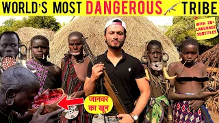 Ek din Africa ki sabse Khatarnaak Tribe ke sath 😱🤯