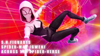 SHF REVIEW : S.H.Figuarts Gwen |  Spider-Man Across the Spider-Verse | Unbox