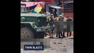 14 people killed, 75 wounded as twin blasts hit Jolo town center