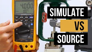 fluke 789 simulate vs source 4-20ma