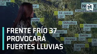 Frente frío 37 y canal de baja presión provocarán lluvias en Puebla, Veracruz y Oaxaca - Despierta