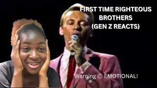 GOT ME CRYING!!! FIRST TIME HEARING *RIGHTEOUS BROTHERS* - UNCHAINED MELODY |  GEN Z REACTS
