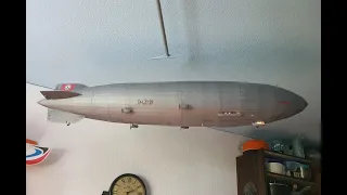 Hindenburg LZ-129, 1/200 paper model
