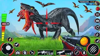 Dino Hunter King || jurassic dinosaur : dino game || Dinosaur Hunter Android Gameplay