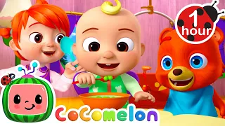 Yes Yes Vegetables (Baby Animals) | CoComelon JJ's Animal Time | Animal Songs for Kids