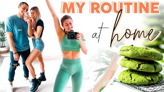 DAY IN THE LIFE // Staying Healthy at Home + My Routine!