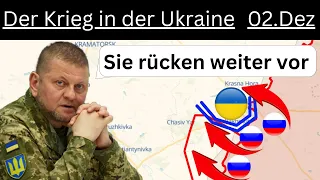 02.Dez: Russische Armee versucht Bakhmut einzukesseln! Ukraine-Krieg Tag 281