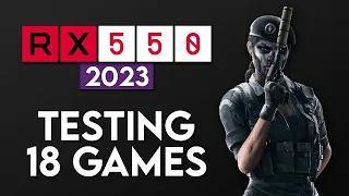 AMD Radeon RX 550 2GB Test in 18 Games | 2023