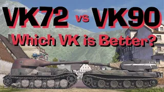 WOT Blitz Face Off || VK 72.01 (K) vs VK 90.01 (P)