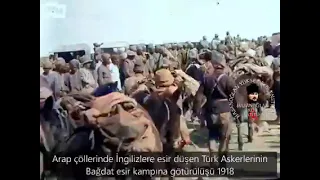 Birinci Dünya Savaşı'nda, 1914-1918 Arası Esir Düşen 202 000 Türk Askeri