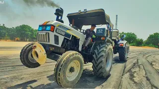 💪Eicher 557 vs Sonalika 60 HP category tractor tochan testing on haryana❤🔥 #rj51_farming