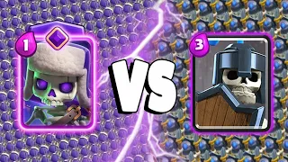 EVOLVED SKELETONS Vs GUARDS - Clash Royale Battle