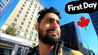 My First Day in Canada 🍁