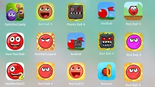 Red Ball 4, Red Ball 1, Red Ball 2, Red Ball 5, Bounce,Catch The Candy