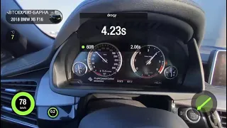Разгон BMW X6 F16 2018 год, 30D, 249 л.с., 0 - 100 км/ч, 402 метра.