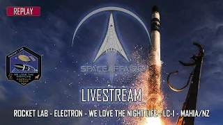 Rocket Lab  -   Electron - We Love The Night Life - LC-1 - Mahia, NZ - August 24, 2023