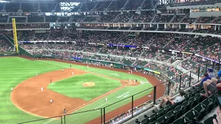 Rangers home town kid Brock Holt with the walk off in extra innings! #Rangers #Baseball