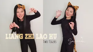 Liang Zhi Lao Hu 俩 只 老 虎 - Two little tigers song with lyrics and English translation