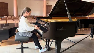 Mariia Siryk - S. Bortkiewicz Etude Op 15 No 9 in F sharp minor