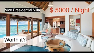 W Maldives Vice Presidential Two Bedroom Over The Water Villa