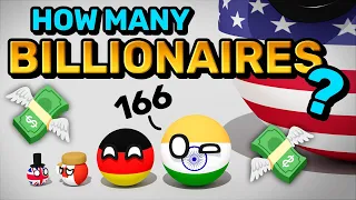 COUNTRIES SCALED BY BILLIONAIRES | Countryballs Animation