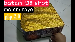 suasana malam raya | mercun bateri 138 shot | fireworks 2021