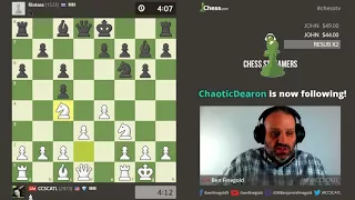 GM Ben Finegold plays blitz and bullet for 2 hours on chess.com -- Live Streamed!