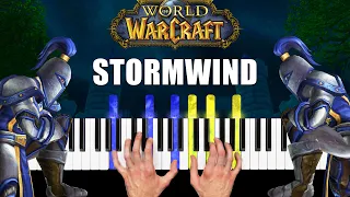World of Warcraft - Stormwind Theme - Piano Cover & Tutorial
