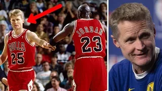 Michael Jordan scared all his teammates into being better basketball players Steve Kerr explains