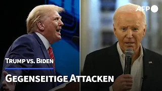 Trump und Biden sehen US-Demokratie in Gefahr | AFP