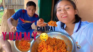 Dherai Din paxi gilo Wala chatpat khayo family sita yummy 🤤🥰🙏#villagelife #mamatathapamagar