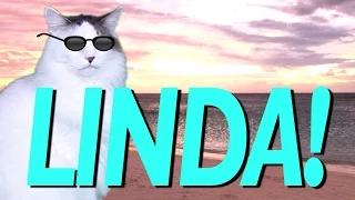 HAPPY BIRTHDAY LINDA! - EPIC CAT Happy Birthday Song