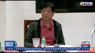 PBBM leads the situation briefing on the effects of TS Paeng in BARMM | November 1, 2022