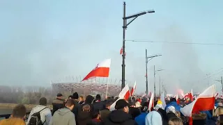 Marsz Niepodległości 11.11.2021 w Warszawie