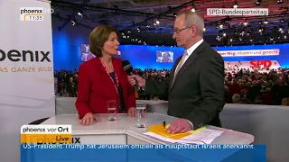 Malu Dreyer beim Bundesparteitag der SPD​ am 07.12.17