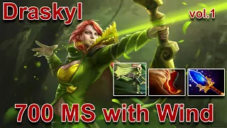 Draskyl │ Windranger │ 700 Movespeed Gameplay